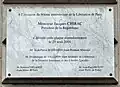 2004 plaque, rue de la Cité