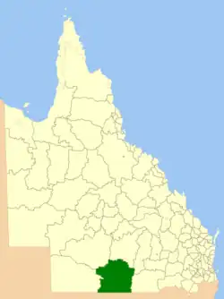 Location in Queensland