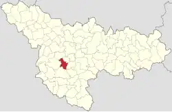 Location in Timiș County