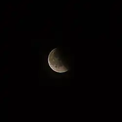 Partial eclipse in Casier, Italy, 19.35 UTC