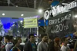 The Pirate Part on Campus Party Brasil, in 2013