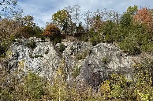 Open-pit zinc mine