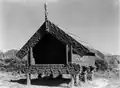 Pataka (storehouse), image 1950s Whakarewarewa