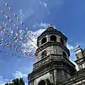 Bell tower, with flying decorations, 2026