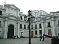 Cannon yard inside La Moneda