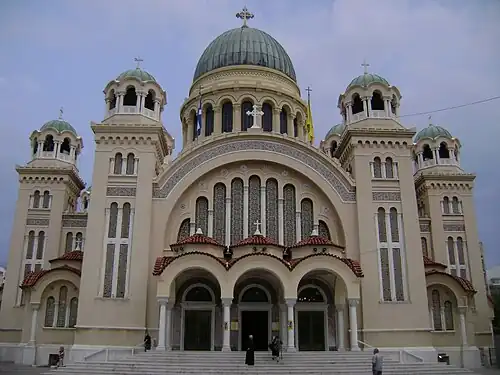 St Andrew's Cathedral, Patras, where St. Andrew's relics are kept.