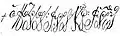 Hierotheus's signature