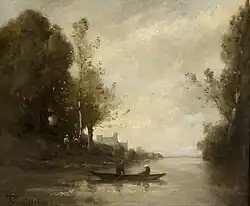 A quiet backwater (between 1883 and 1889), Beecroft Art Gallery, Southend-on-Sea, England