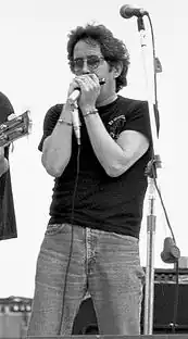 Image 52Paul Butterfield at Woodstock Reunion, 1979 (from List of blues musicians)