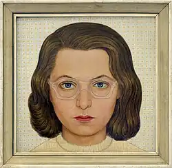 Pavel Brázda, Věra with Glasses, 1955
