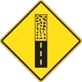 Pavement ends.