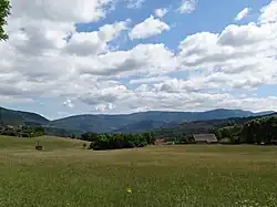 The meadow of Échallon.