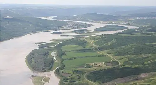 Peace River at Peace River, Alberta