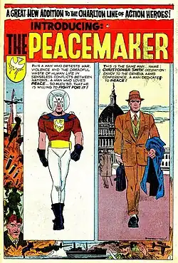 Boyette's art of the Peacemaker, debut in Fightin' 5 #40 (November 1966)