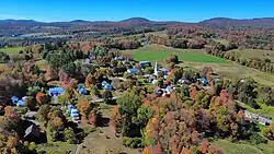 Peacham, VT, from the east
