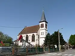 The church in Pechelbronn