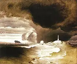 Lighthouse on the Norwegian Coast (ca. 1860)