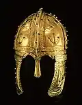 Gilded Roman helmet from Deurne, Netherlands, c. 320 AD