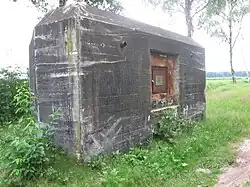 Casemate remains nearby Griendtsveen along the Defensiekanaal