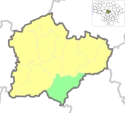 Location of Pelėdnagiai Eldership