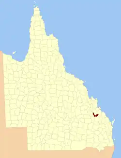 Location within Queensland