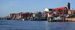 Pellestrina view from the boat dock