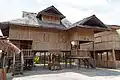 An exhibition of traditional houses within the area of Koisaan Cultural Village featuring Papar House