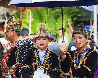 Conical hats of the Kadazan people in Sabah, Malaysia