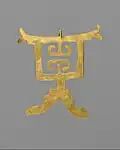 Pendant; 4th–10th century; gold; height: 14.6&nbsp;cm (53⁄4 in.); Metropolitan Museum of Art (New York City)