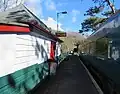 The station in 2016 facing east prior to the 2018 reconstruction