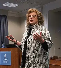 Penny Abernathy, UNC, February 25, 2020.