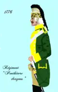Uniform of the Penthièvre Dragoons from 1776- 1779