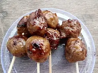 Grilled pentol