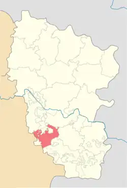Location of Perevalsk Raion