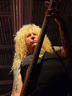 Richardson with Stryper in 2022