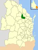 Location within Queensland