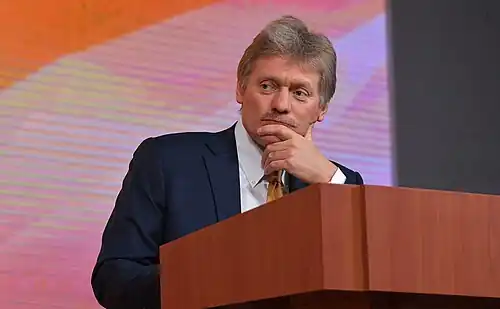 Dmitry Peskov, spokesperson of the Russian presidency