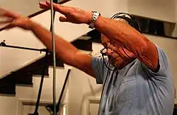 Pete Moore conducting