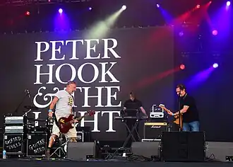 Peter Hook & the Light performing in 2021