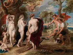 1636, 49&nbsp;cm (19.2&nbsp;in) x 63&nbsp;cm (24.8&nbsp;in), Gemäldegalerie Alte Meister, Dresden, probably earlier than the similar London painting