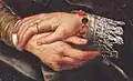 Detail of their hands