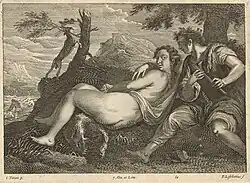 Print by P. van Lisebetten for the Theatrum Pictorium, 1673
