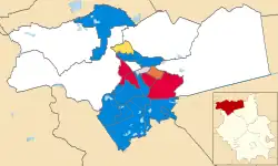 2011 results map