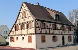 The town hall in Petit-Landau