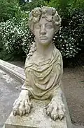 Sphinx depicting autumn