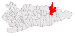 Location in Călărași County