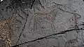 Petroglyphs in Tamgaly, Unesco World Heritage Site, Kazakhstan