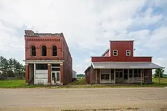 Unused buildings in Petroleum