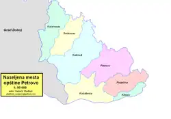 Location of Petrovo