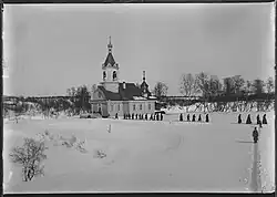 The monastery church c. 1911 (photo by Ellisif Wessel)